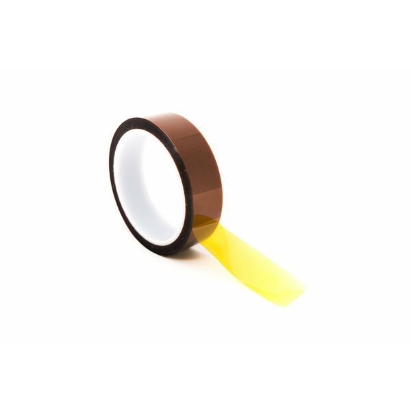 Bertech High-Temperature Kapton Tape, 2 Mil Thick, 25 mm Wide x 36 Yards KPT-25mm